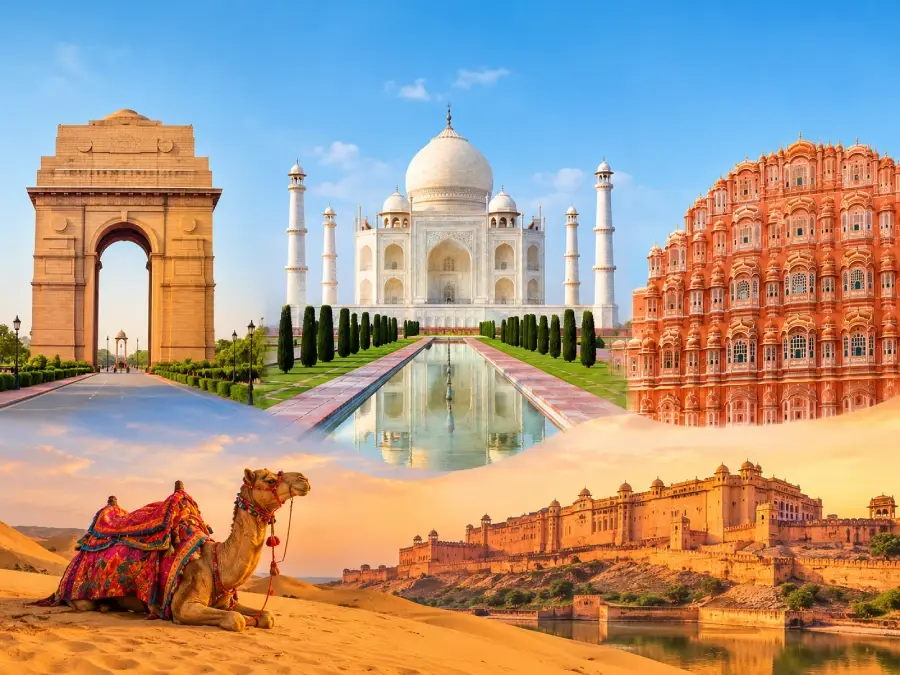 7 Days Golden Triangle Tour with Rajasthan Heritage
